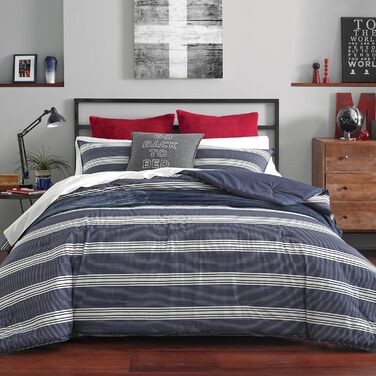 Комплект постільної білизни Nautica Craver Navy (Queen Comforter)