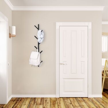 Настінна вішалка Relaxdays з 8 гачками