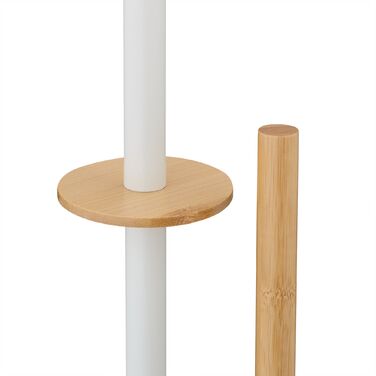 Набір для туалету Relaxdays Бамбук та Нержавіюча сталь