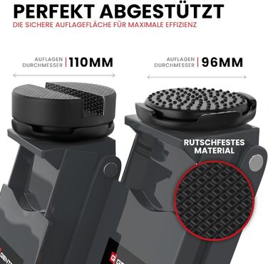 Гідравлічний домкрат 3T низькопрофільний 75-505мм з гумовими накладками для легкових авто та SUV – професійний, посилений, з роликами 360° (антрацит)