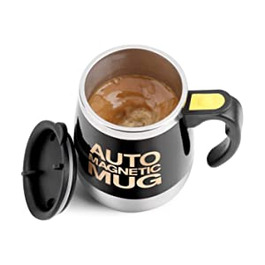 Чашка для самостійного перемішування, чашка для ледачого кави, чашка для термоса, магнітна чашка для змішування, з нержавіючої сталі, для кави, Т