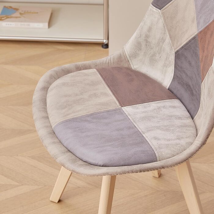 Стільці для їдальні GrandCA HOME: дерев'яні, з масиву бука, в стилі ретро, комплект на 2 шт.