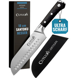 Ніж для шинкі та м'яса Cutluxe – 30 см, преміум-якість, сталь, ергономічна ручка, з піхвою, серія Artisan