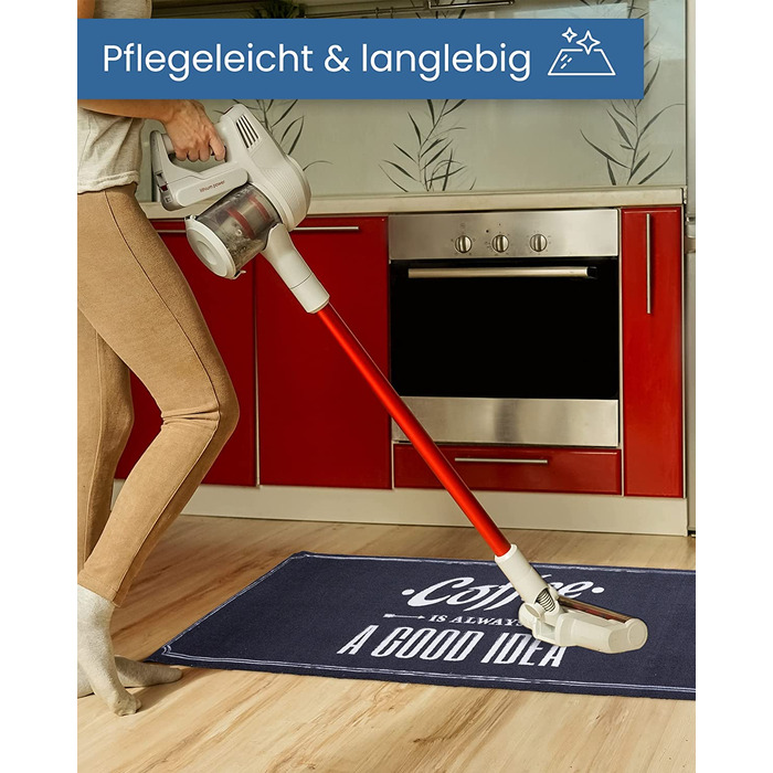 Кухонний килим Primaflor-високоякісна кухонна доріжка-міцний килимок для передпокою-Нековзна доріжка для килимів - 50 x 150 см - (45x145 см, Kitchen Star)