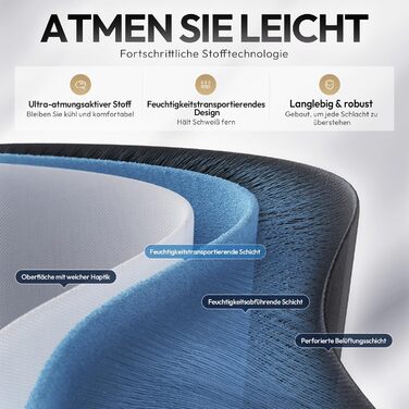 Ігровий крісло Dowinx з підголівником та підставкою для ніг, тканинне, з масажем (Чорний та Зелений)