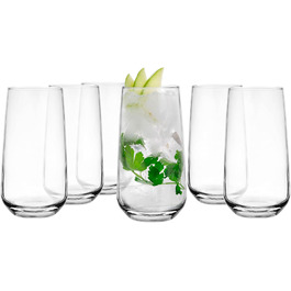 Набір Glasmark Krosno з 6 коктейльних склянок по 0,43 л