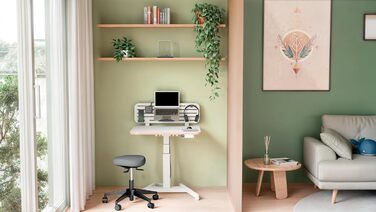 Офісний стілець Leitz Ergo Active з піною подвійної щільності, регульована висота 57-82 см, оббивка з переробленого матеріалу (110 кг), колір світло-сірий