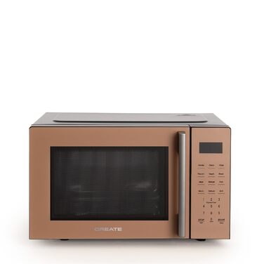 Мікрохвильова піч з грилем Microwave Studio Mokka, 20 л, ретро-стиль, 900 Вт, LCD-дисплей