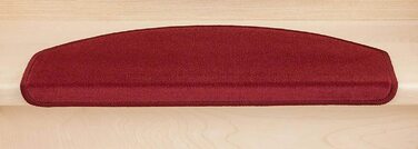 Ступінчасті килимки Metzker Vorwerk Uni Antares напівкруглі 65x24x4 см (Бордо, 15 шт.)