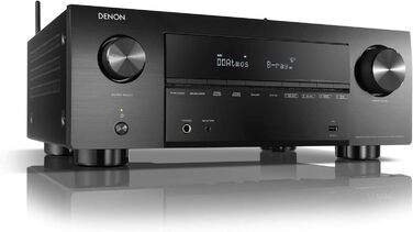 Канальний AV-підсилювач Denon AVC-X3700H, 8K, Dolby Atmos, Alexa, HEOS, чорний (2020), 9.2-