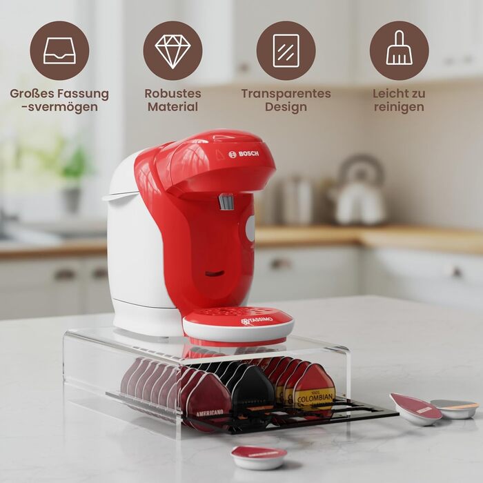 Організатор для капсул Tassimo: висувна шухляда на 42 капсули, LifeMoreasy