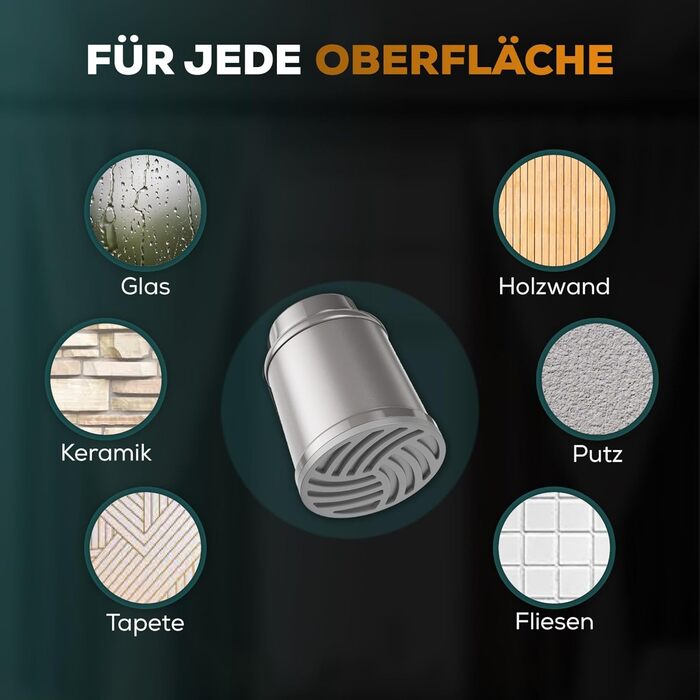 Штанга для штор без свердління 370-420 см, Ø 32 мм, сіра - штанга для кріплення штор, душової кабіни, дверей та шафи