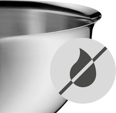 Миска для перемішування WMF Function Bowls 1,25л, нержавіюча сталь, Cromargan, 20 см, можна мити в посудомийній машині, стійка