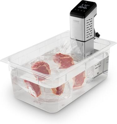 CASO SV400 Sous Vide Stick - Тест-переможець, для контейнерів до 20л, IPX7, компактний дизайн