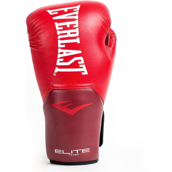 Боксерські рукавички для дорослих унісекс Everlast Pro Style елітні рукавички для рукавичок 14 унцій полум'яно-червоні