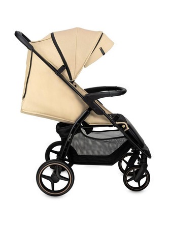 Дитячий візок-прогулянка MoMi Miya, бежевий (до 22 кг) – колеса EVA, повний комплект аксесуарів