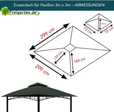 Заміна даху для альтанки 3х3 метри Антикварна антикварна альтанка з піском Водонепроникний матеріал Panama PCV Soft 370 г/м дуже міцна Модель 6 (темно-синій)