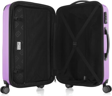 Набір валіз Hauptstadtkoffer Alex: 3 валізи (55 см, 65 см, 75 см), ABS+PC, TSA, фіолетовий