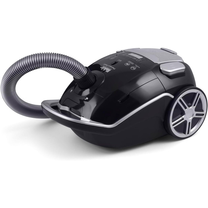 Пилголомник Fakir Black Vac Power: міцний, з мішком, HEPA фільтр H14, 800W, 12м радіус дії, 3л мішок, тиха робота 69dB(A)