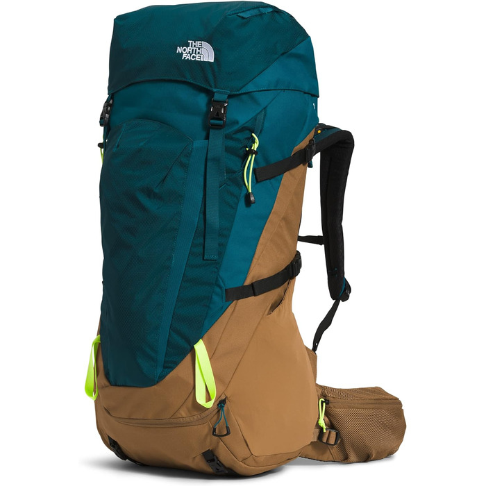 Жіноча куртка NORTH FACE Terra 55 Tech Pack (L-XL 55L, блакитний корал/коричневий/універсальний/жовтий)