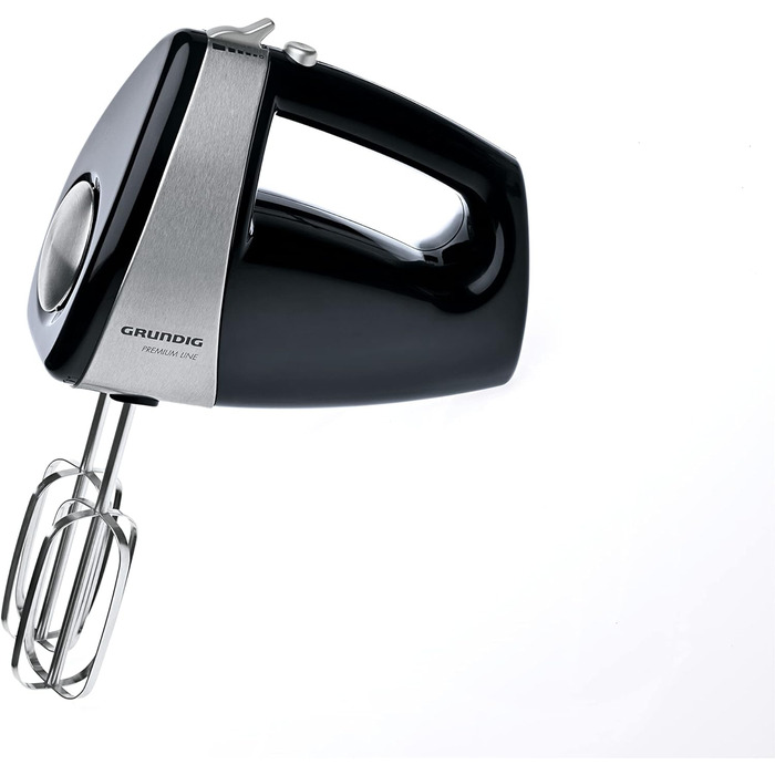 Ручний міксер Grundig HM 5040 Premium (300 Вт), чорно-сріблястий одинарний