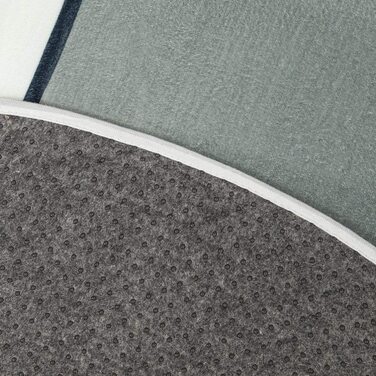 Пако домашній дитячий килимок, круглий килимок для дитячої кімнати, дитячий килимок, нековзна зірка, місяць, слон, Веселка, розмір колір (діаметр 150 см круглий, Сірий 1)