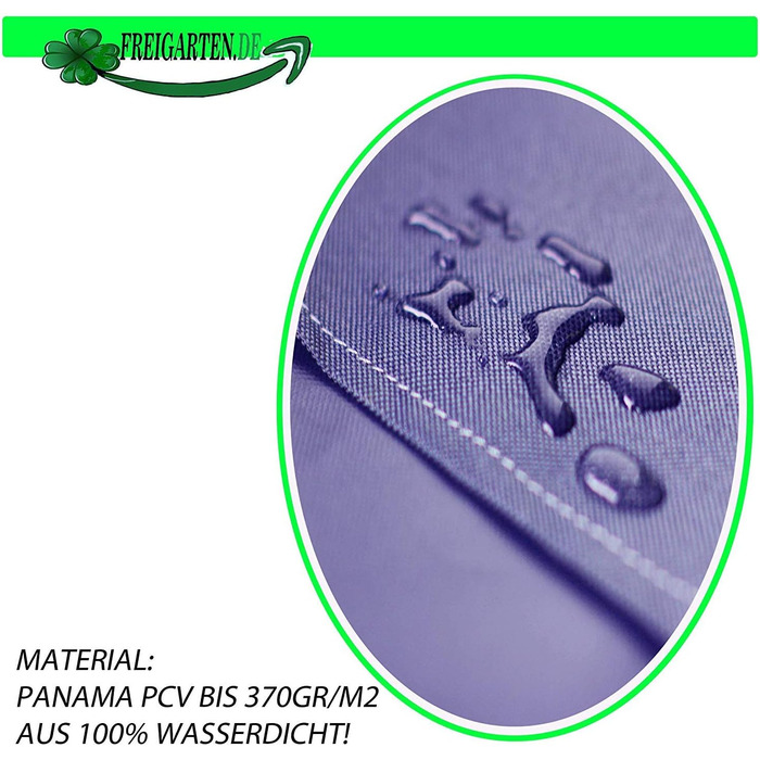 Заміна даху для альтанки 3х3 метри Водонепроникний матеріал Panama PCV Soft 370 г/м дуже міцний Модель 1 (темно-синій)