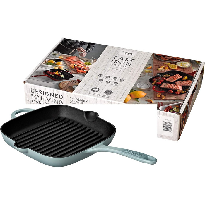 Сковорода-гриль Denby Halo 25 см, чавун, Pavillion