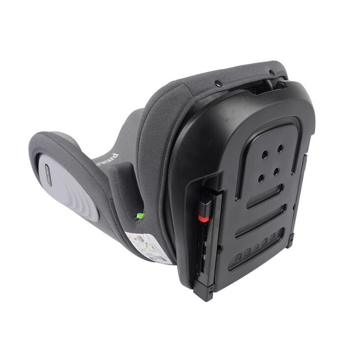 Автокрісло Fourward Baby 360° - ISOFIX, 0+1/2/3, 9-36 кг, 5-точкова система безпеки, сірий колір