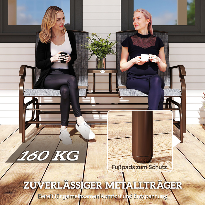 Садовий крісло-гойдалка з лавкою, крісло-гойдалка, садовий стілець з столом, лавка-гойдалка на 2 особи