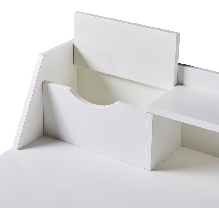 Дитячий письмовий стіл Teamson Home Creativo з MDF, з полицями та шухлядами, білий/натуральний, VNF-00045