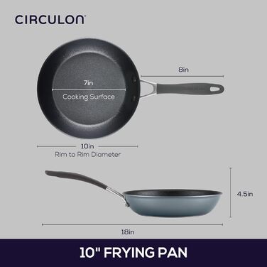 Сковорода Circulon A1-ScratchDefense, 30,5 см, графіт (сковорода 25,4 см)
