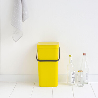 Контейнер для сміття жовтий 16 л Sort&Go Brabantia