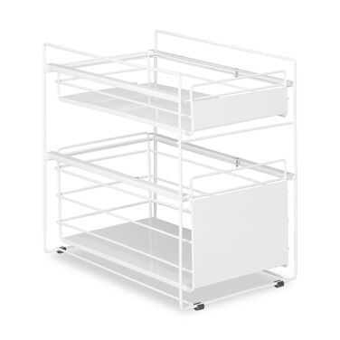 Поличка з висувними ящиками Relaxdays з 2 кошиками