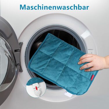 Електричний гріючий матрац для шиї та плечей Comfytemp з 9 рівнями нагріву, автовимкненням та вагою 1 кг. Розмір 56x48 см. Можливість прання.