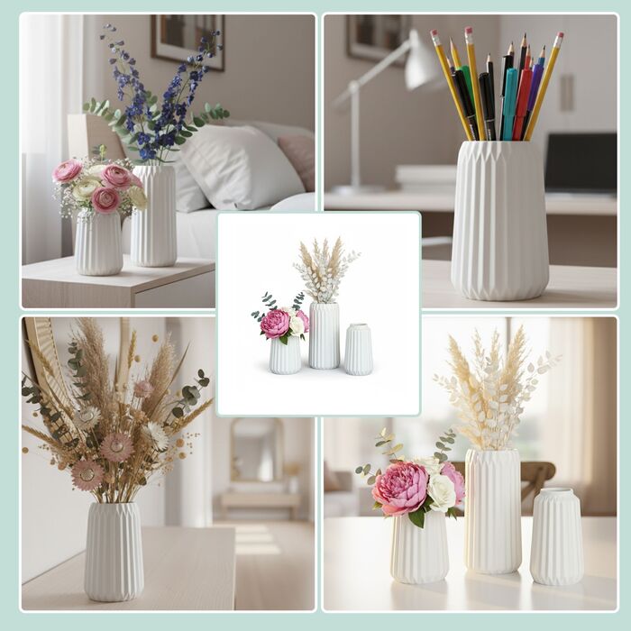 Набір ваз Relaxdays (3 шт.)