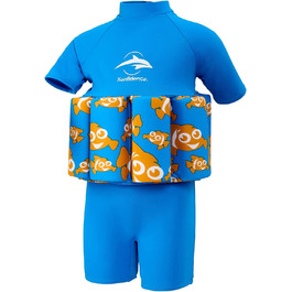 Купальний костюм Konfidence з підтримкою плавучості синій з рибою-клоуном