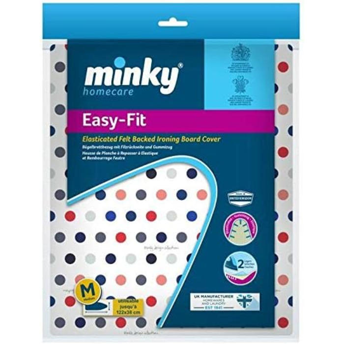 Чохол для прасувальної дошки Minky Easy Fit, 110 x 35 см (122 x 38 см)
