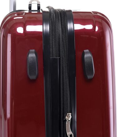 Набір валіз Münicase M816 TSA: 3 шт. (Coffee), з TSA-замком, телескопічним ручками та жорстким корпусом