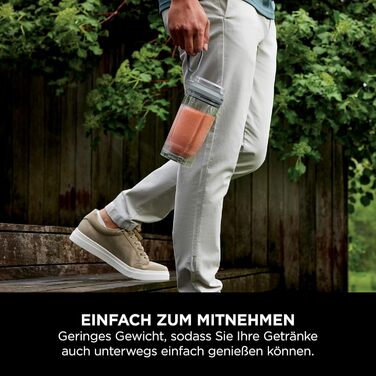 Портативний блендер Ninja Blast Max BC251EULD (сріблястий) – 570 мл, акумуляторний, для смузі та протеїнових коктейлів