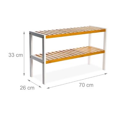 Стелаж для взуття Relaxdays з бамбука