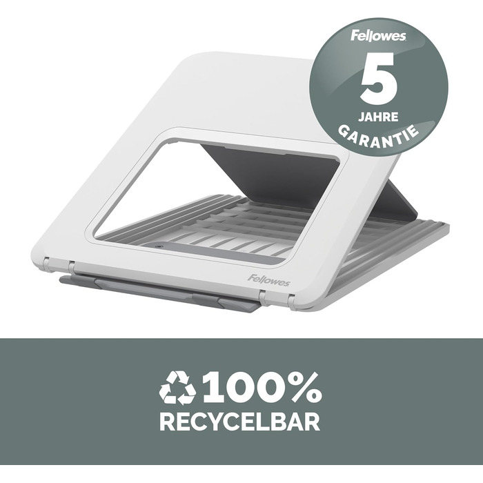 Підставка для ноутбука Fellowes Breyta™ 2-в-1 з сумкою - регулювання висоти, екологічна, для гібридної роботи