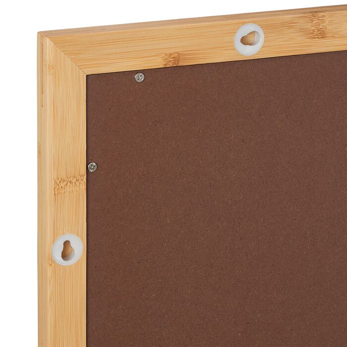 Дзеркало для стіни Relaxdays з бамбуковим обрамленням