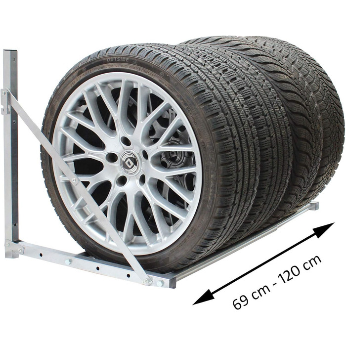 Трутсхольм - стійка для шин, розширювана, на 4 шини, для зберігання коліс