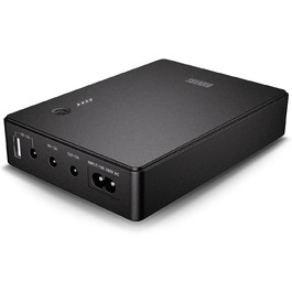 Mini UPS для роутера, модема, камери: безперебійне живлення 37Wh, USB 5V/9V/12V, AC-DC