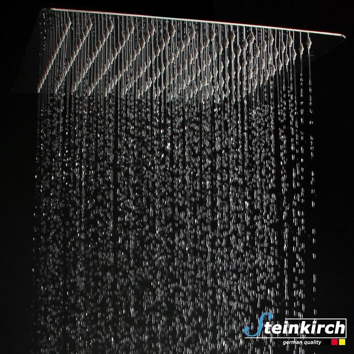 Душова лійка для тропічного душу Steinkirch XXL 40x40 см Тропічний душ V304 Нержавіюча сталь полірована