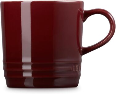 Чашка LE CREUSET з кераміки, 0.35 л, вишнево-червона, 70302350600002 (Chambray, 200 мл)