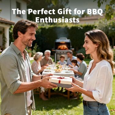 Bluetooth термометр для м'яса Luvan: бездротове підключення, IP67, для BBQ, гриля, духовки та фритюрниці