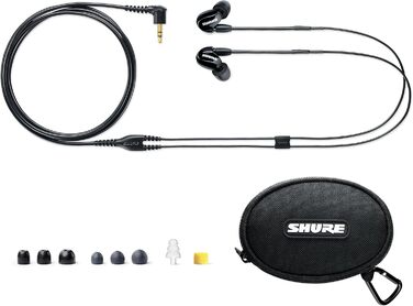 Навушники-вкладиші Shure AONIC 3, звукоізоляція, знімний кабель 3,5 мм, сумісні з Apple та Android