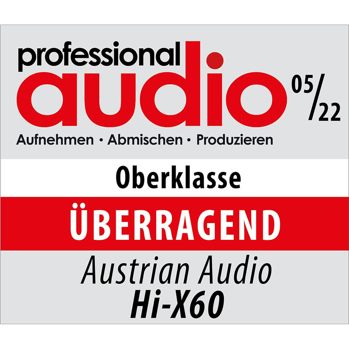 Навушники Austrian Audio Hi-X65, циркумауральна піна з ефектом пам'яті, для мікшування/мастерингу, роз'єм 3,5 мм, чорний